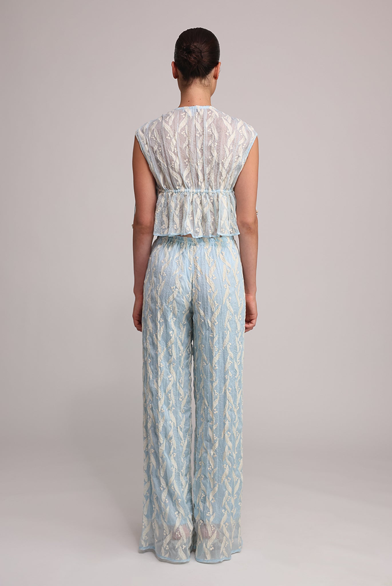 SABINA MUSAYEV - pleated_chiffon_w_emb_aqua_summer_25