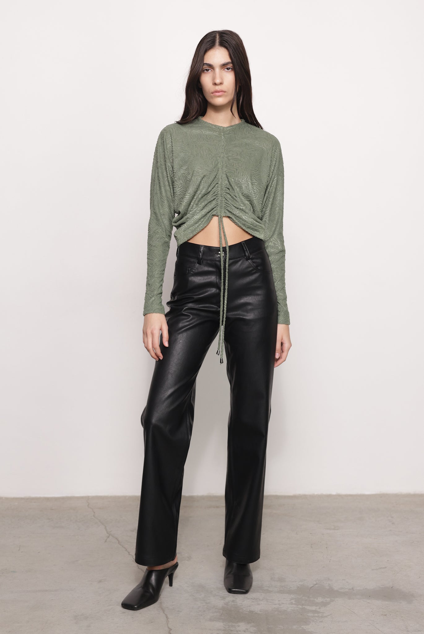 SABINA MUSAYEV - textured_knit_matcha_fw_25_26