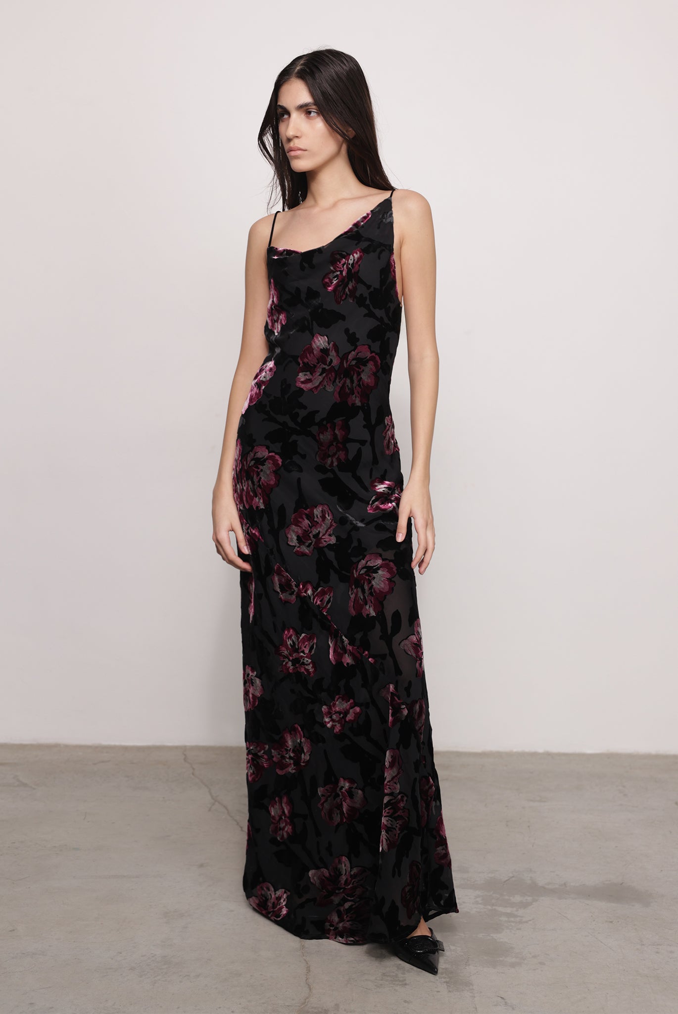 SABINA MUSAYEV - floral_devore_black_fw_25_26