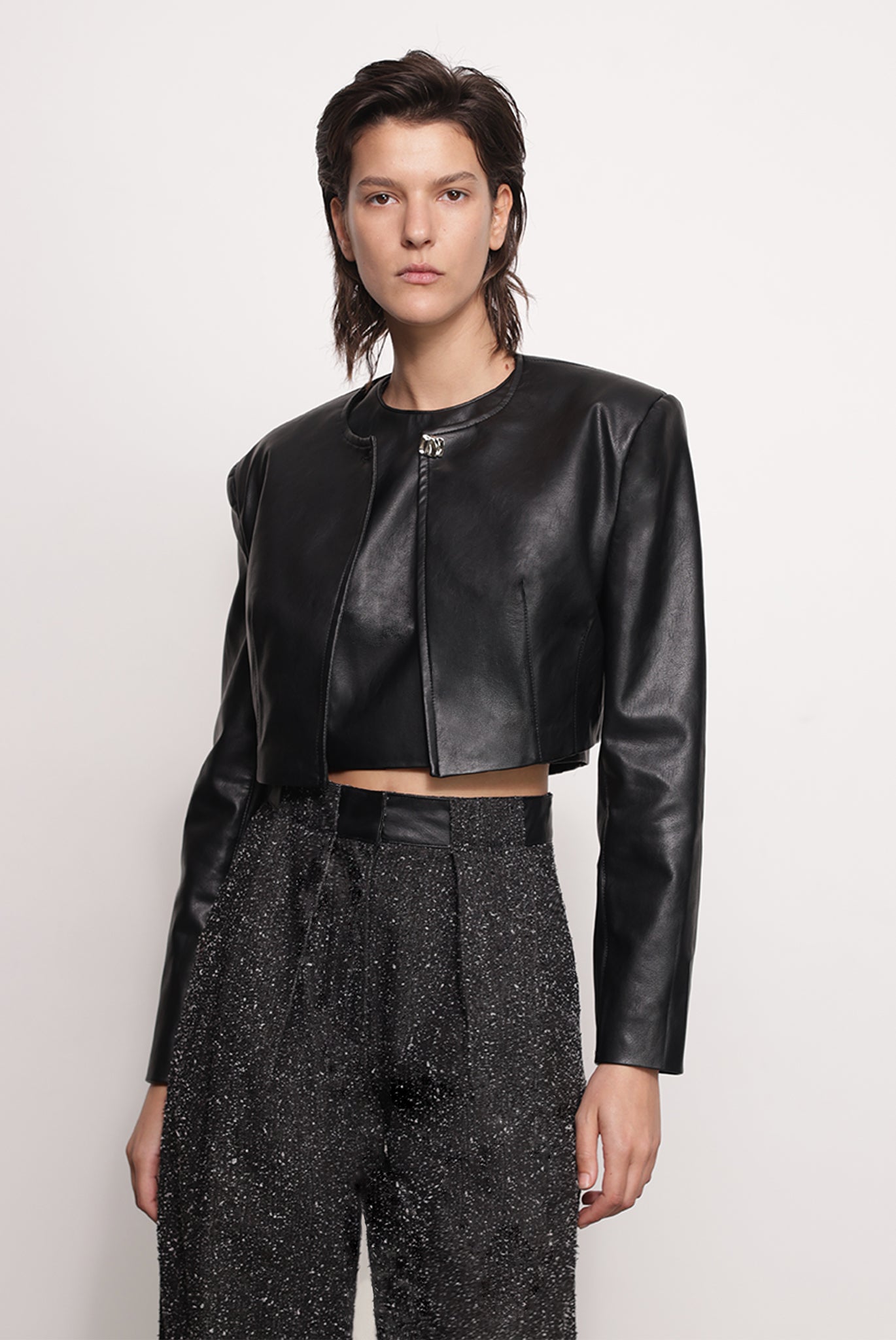 SABINA MUSAYEV - boucle_denim_black_fw_25_26