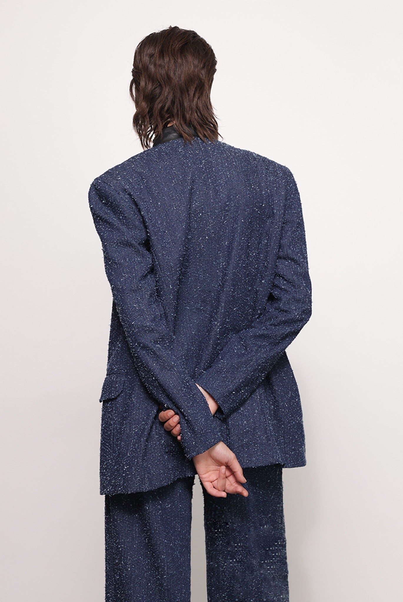 SABINA MUSAYEV - boucle_denim_dark_blue_fw_25_26