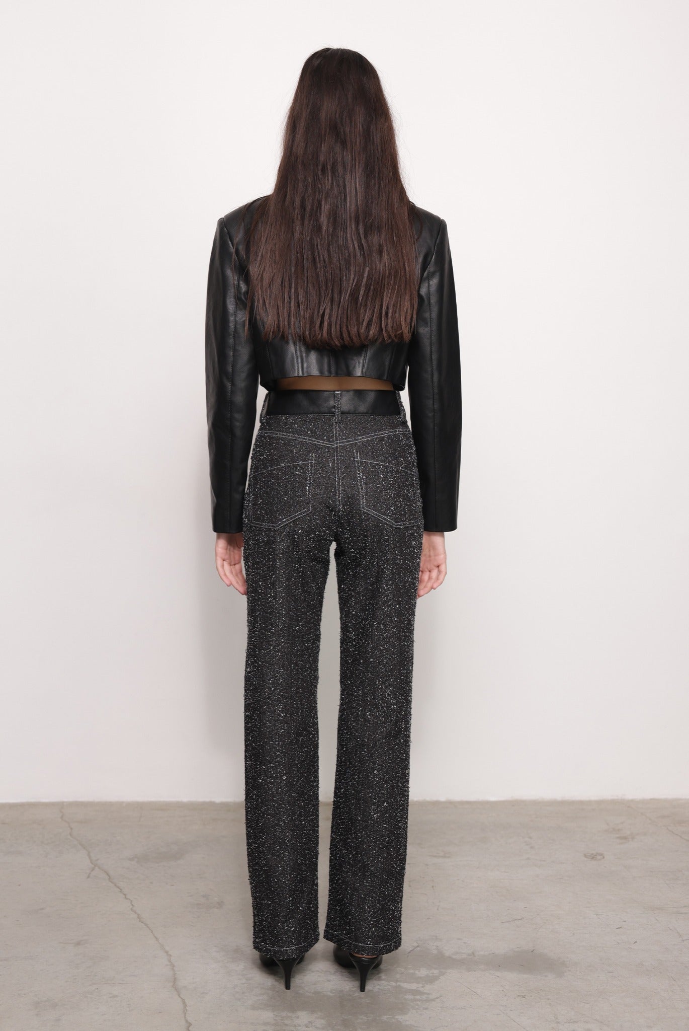 SABINA MUSAYEV - boucle_denim_black_fw_25_26