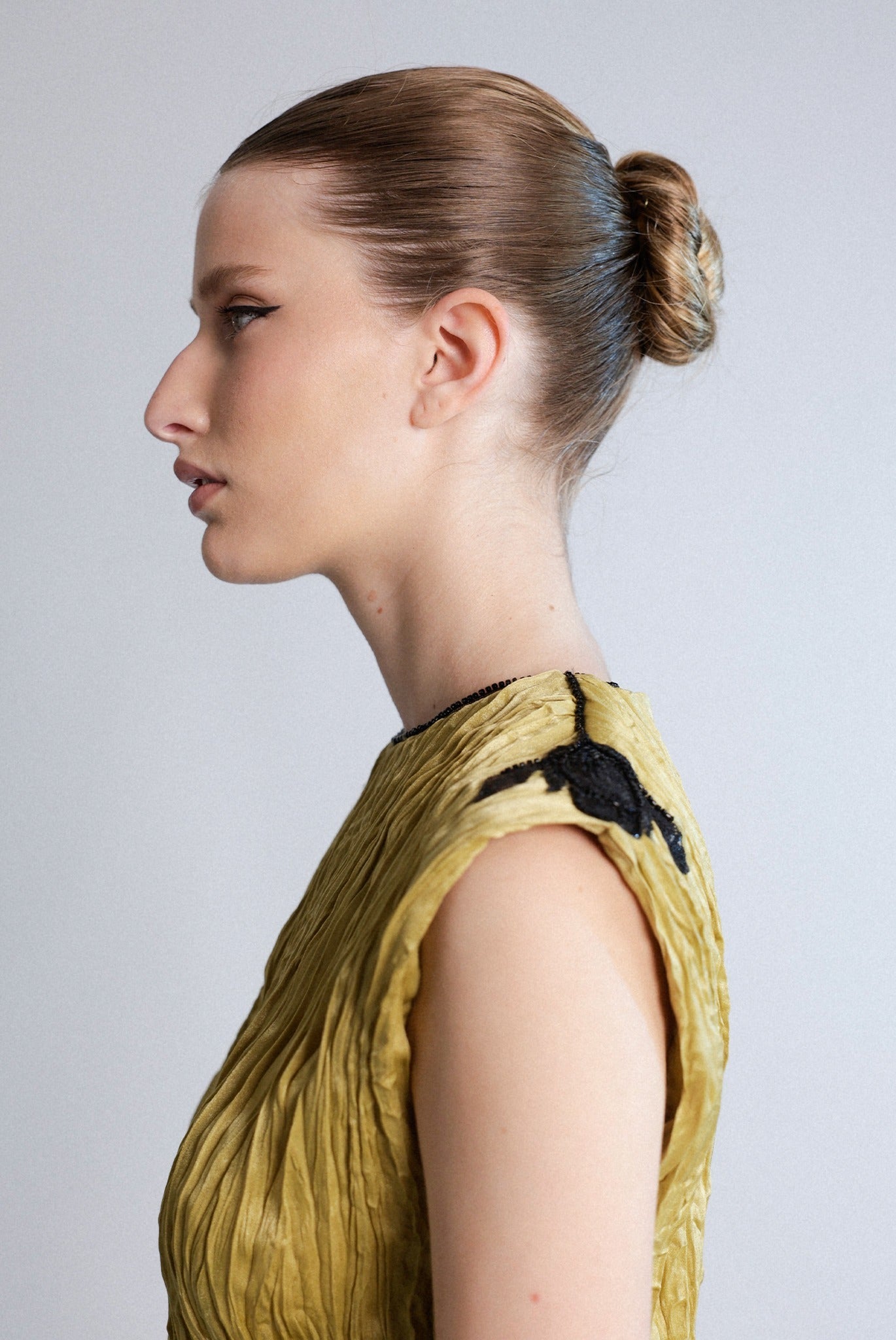 SABINA MUSAYEV - crinkled_satin_antique_gold_pre_spring_26