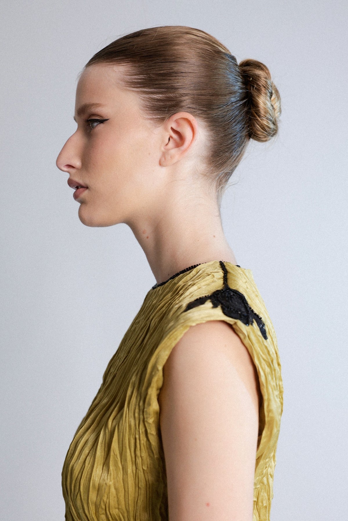 SABINA MUSAYEV - crinkled_satin_antique_gold_pre_spring_26