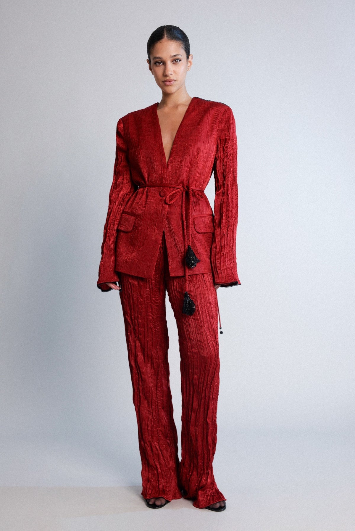 SABINA MUSAYEV - crinkled_satin_red_pre_spring_26
