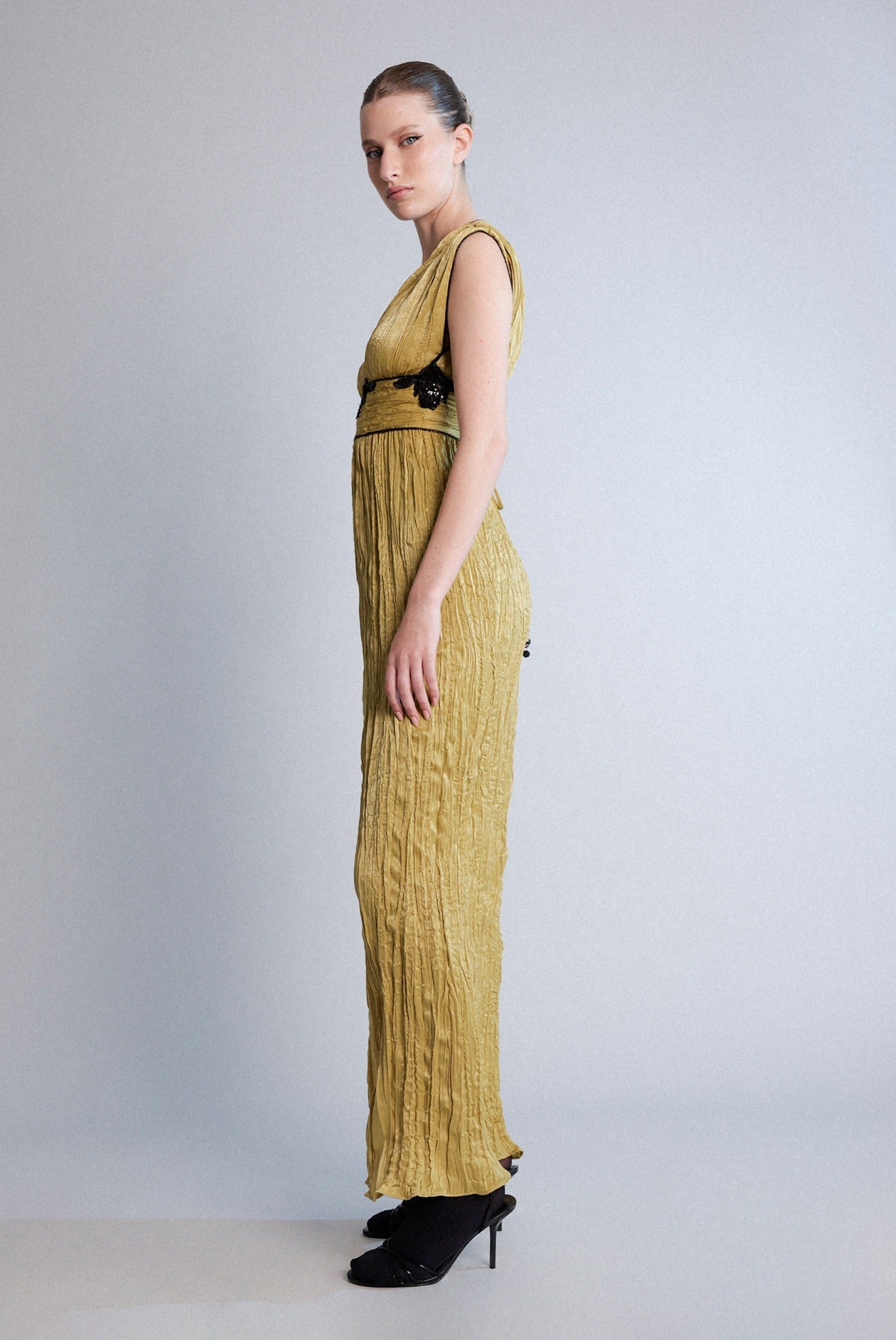 SABINA MUSAYEV - crinkled_satin_antique_gold_pre_spring_26