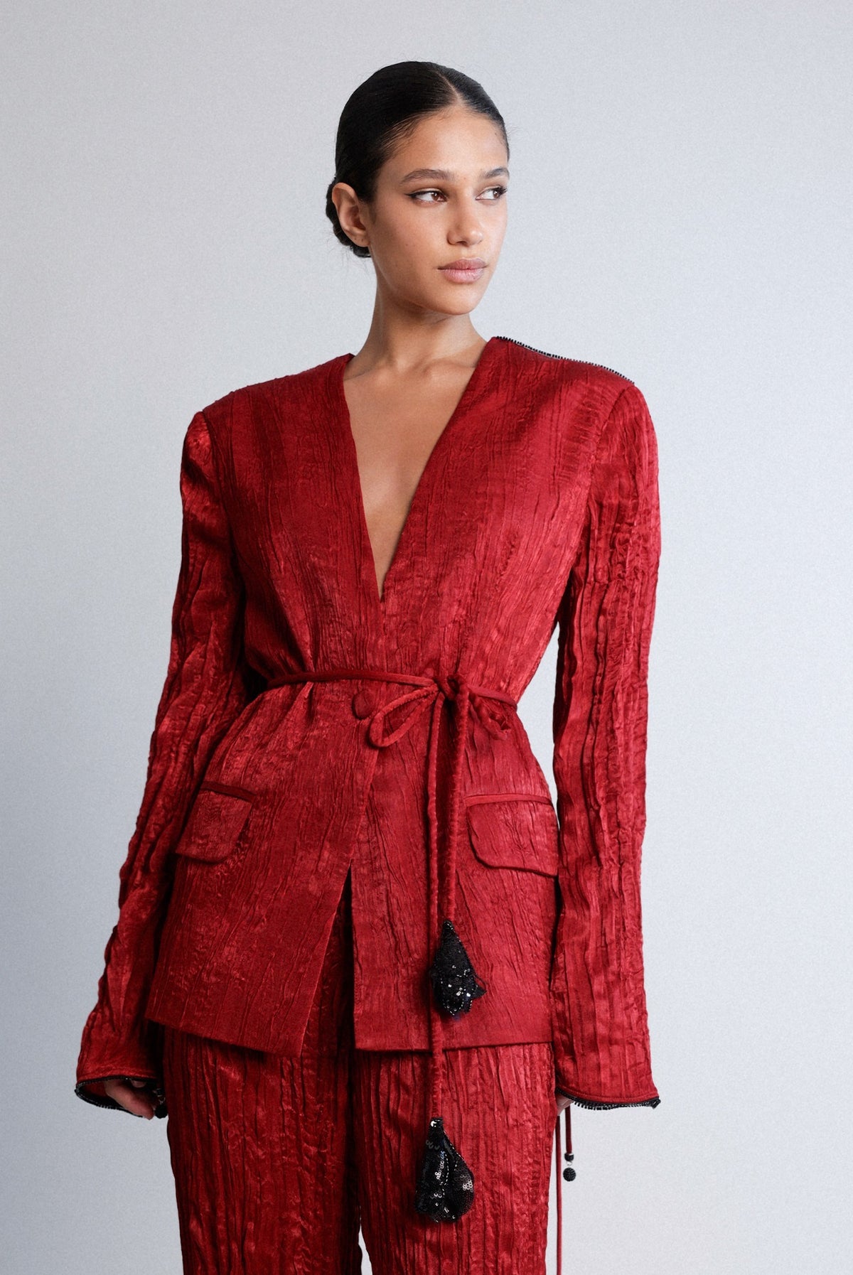 SABINA MUSAYEV - crinkled_satin_red_pre_spring_26