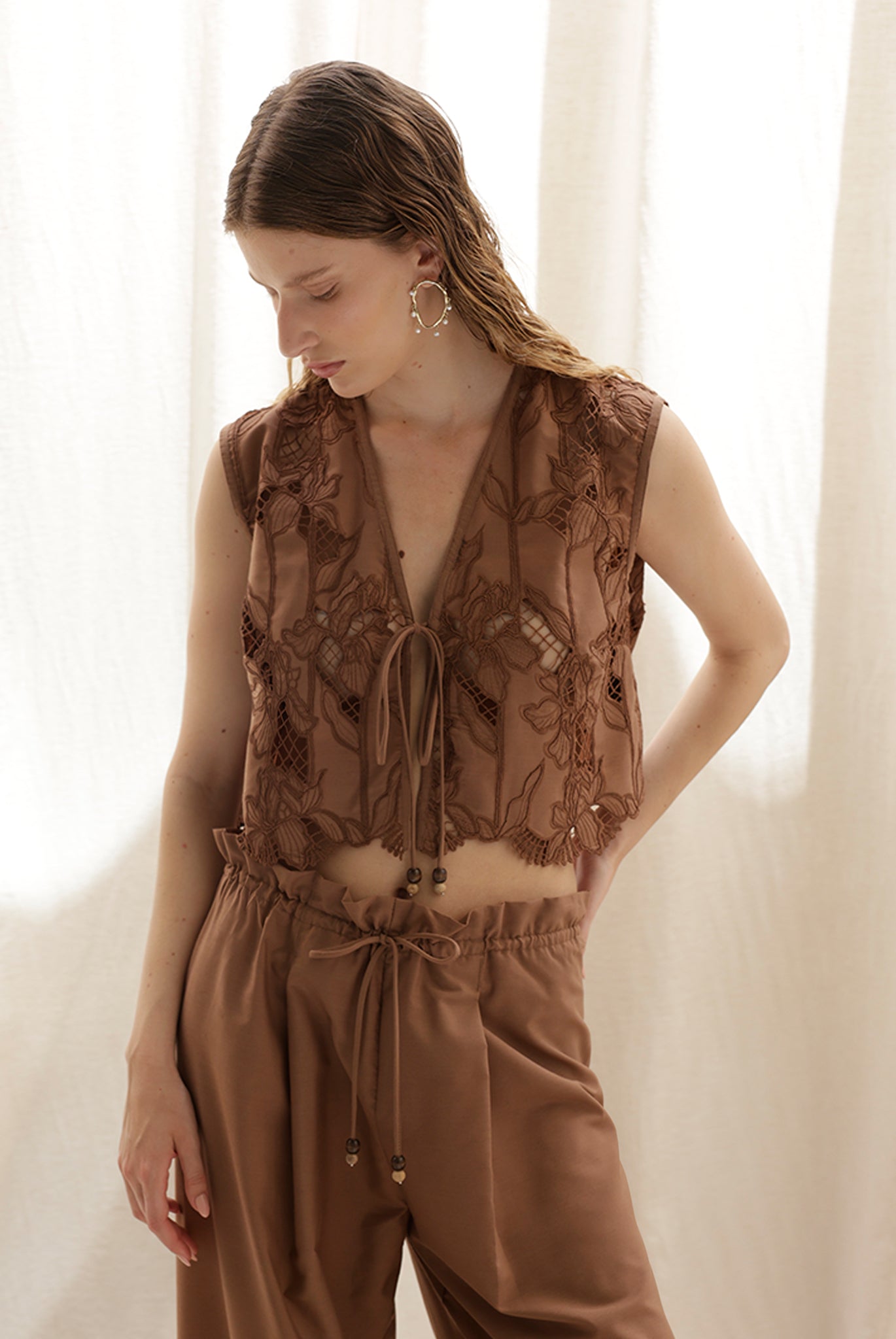 SABINA MUSAYEV - embroidered_poplin_mocha_pre_spring_26