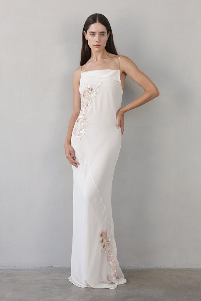 Bibiy ビビィ　ロング　ワンピ　SABRINA サブリナ　DRESS 白 LIZZY DRESS – Sabina Musayev USA