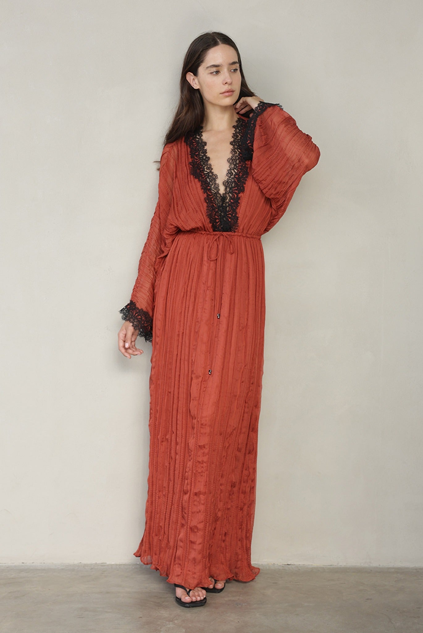 SABINA MUSAYEV - pleated_chiffon_paprika_summer_26
