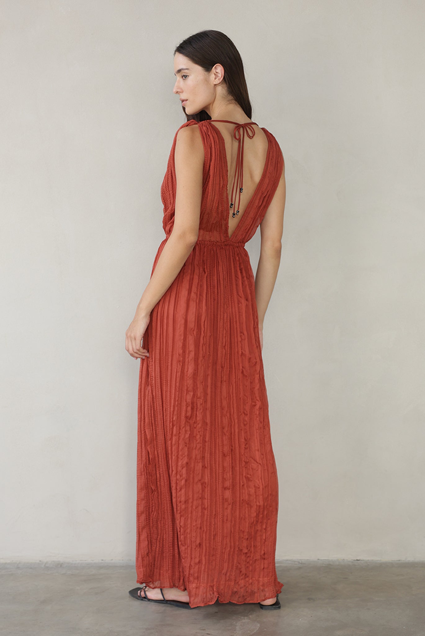 SABINA MUSAYEV - pleated_chiffon_paprika_summer_26