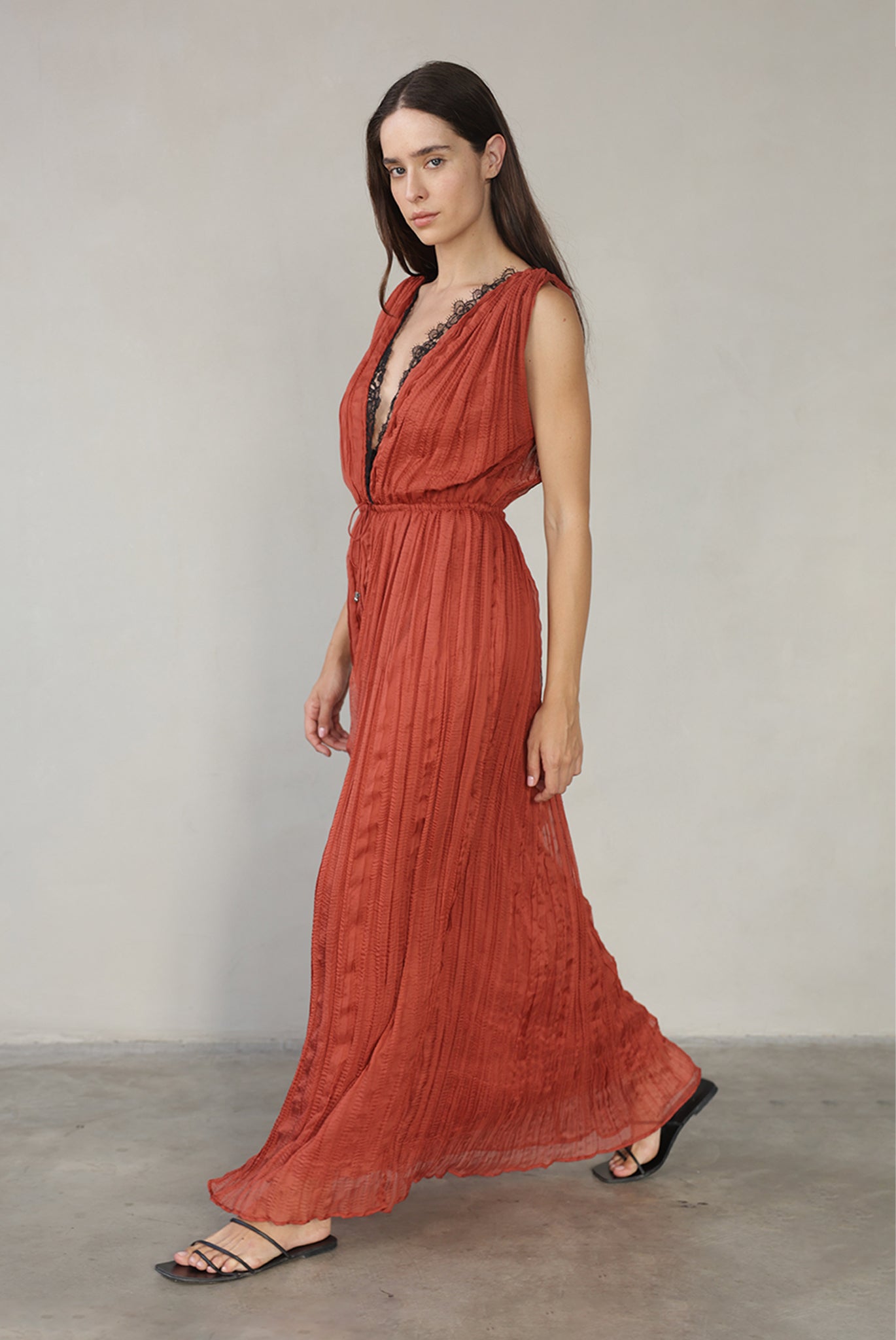 SABINA MUSAYEV - pleated_chiffon_paprika_summer_26