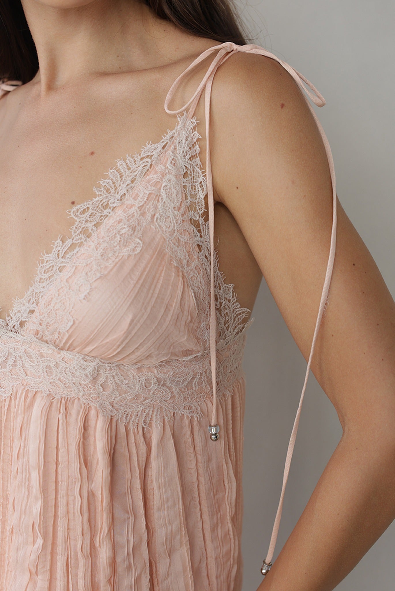 SABINA MUSAYEV - pleated_chiffon_peach_summer_26