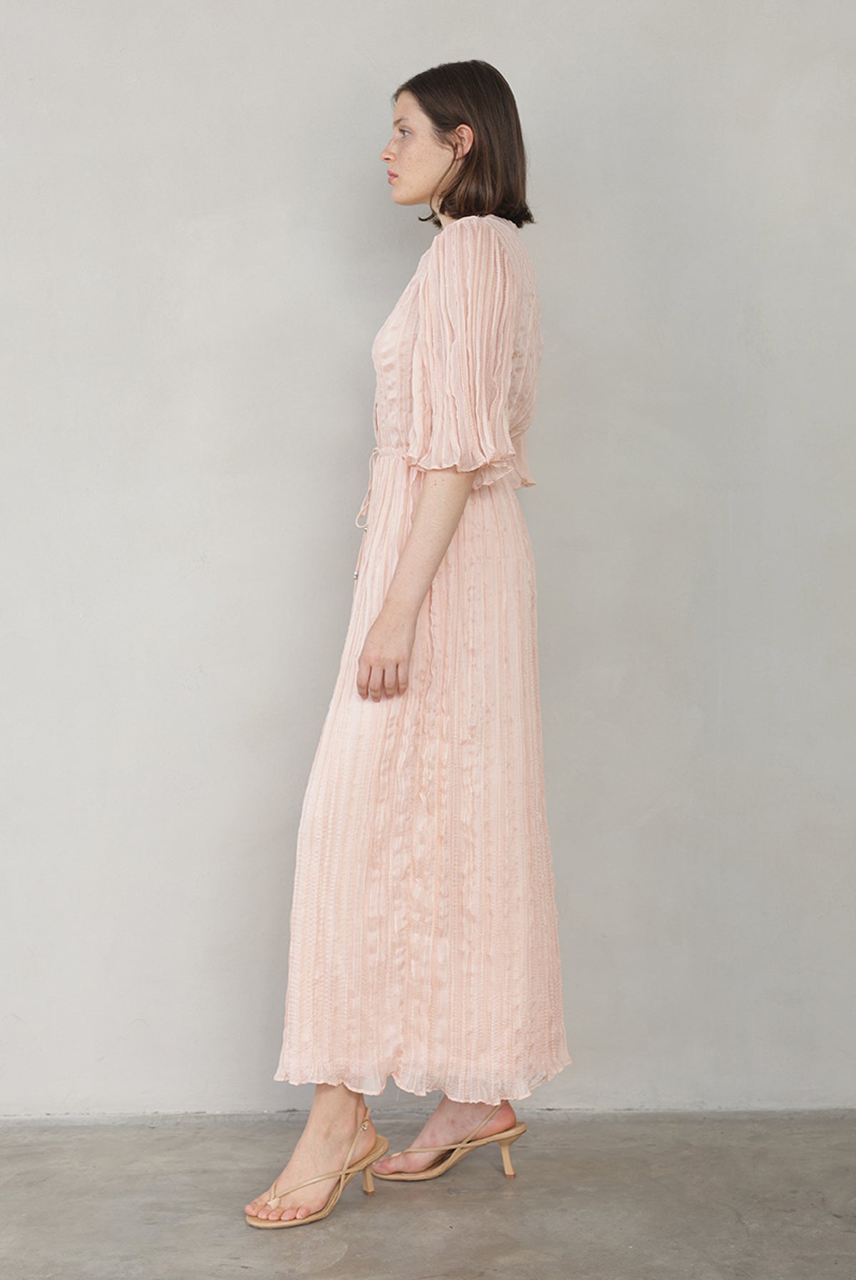 SABINA MUSAYEV - pleated_chiffon_peach_summer_26