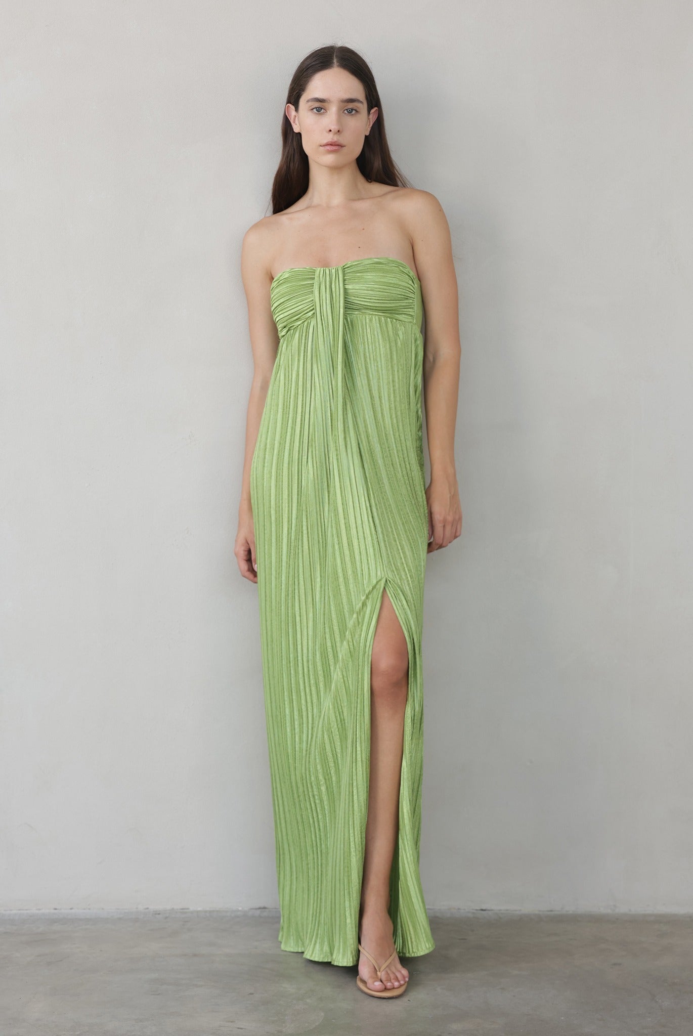 SABINA MUSAYEV - paisley_embossed_pleated_knit_tropical_green_summer_26
