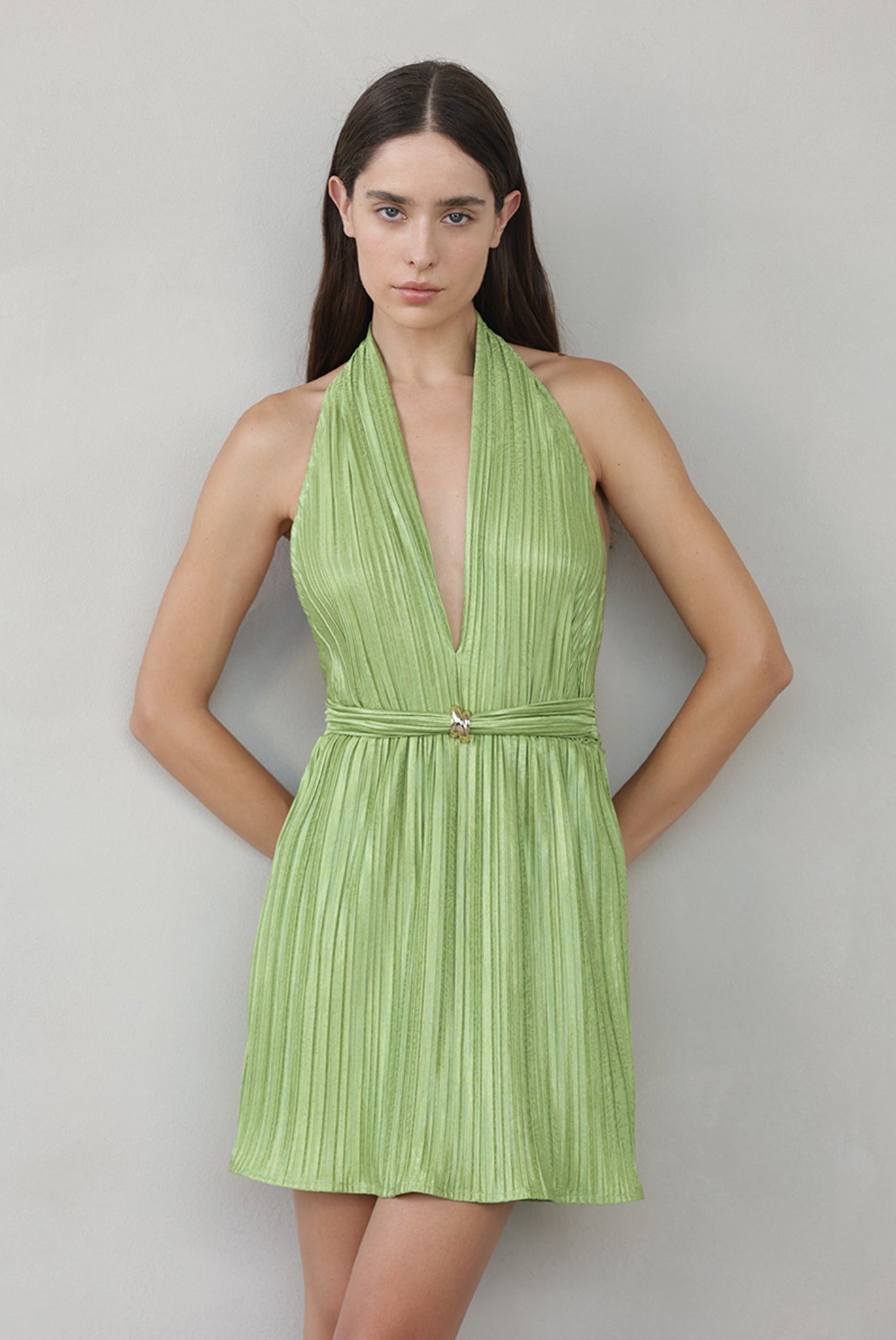 SABINA MUSAYEV - paisley_embossed_pleated_knit_tropical_green_summer_26
