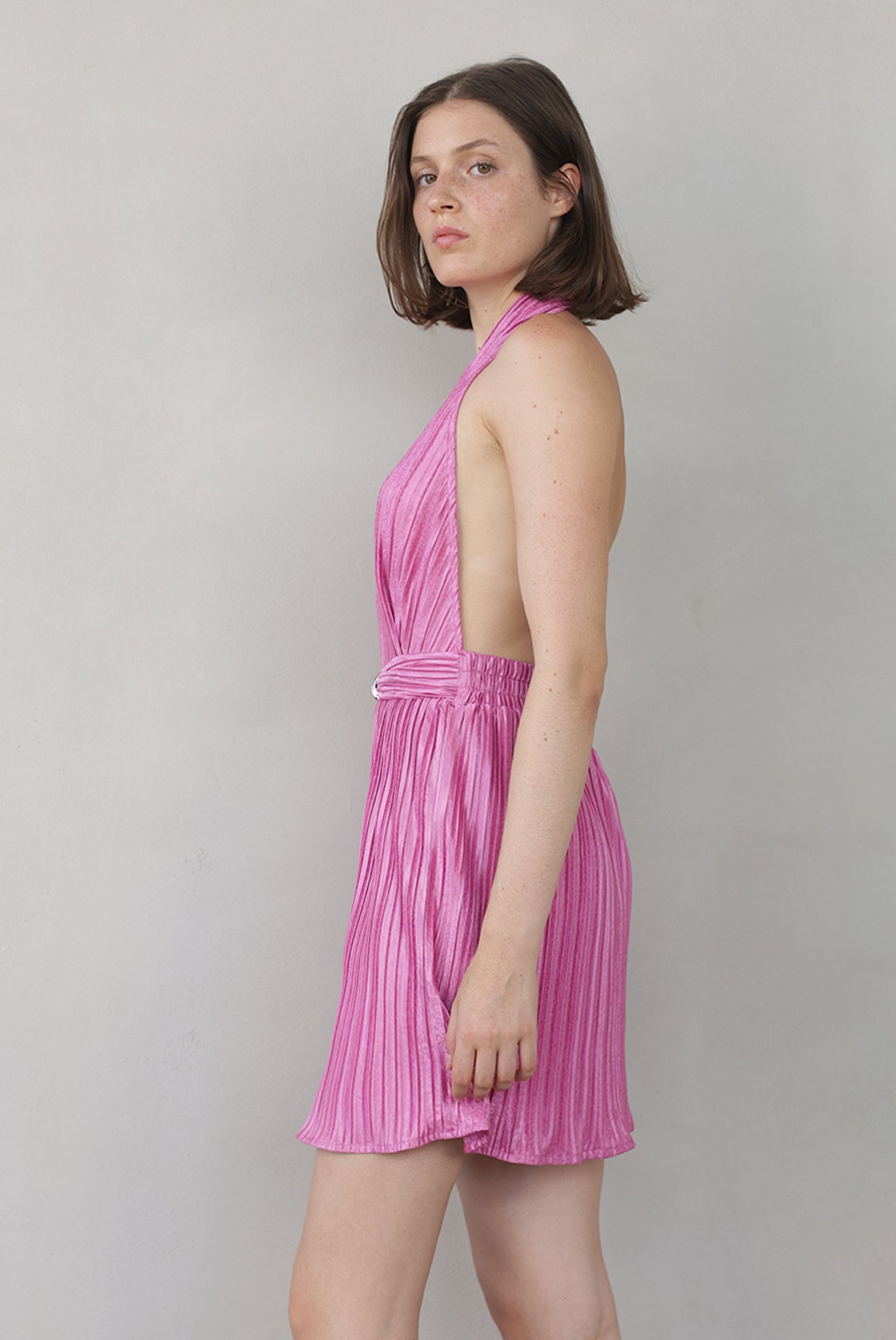 SABINA MUSAYEV - paisley_embossed_pleated_knit_fuchsia_pink_summer_26