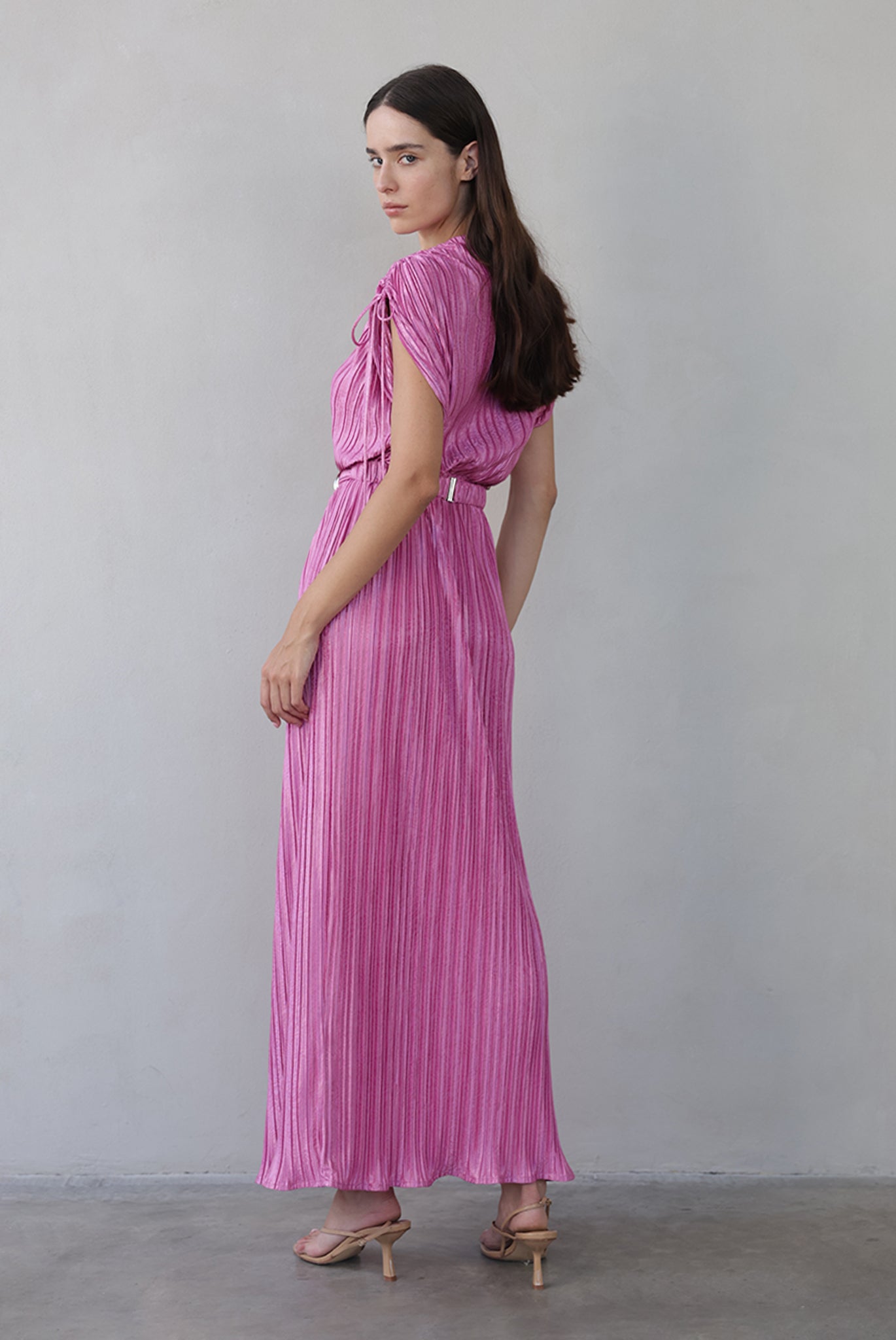 SABINA MUSAYEV - paisley_embossed_pleated_knit_fuchsia_pink_summer_26