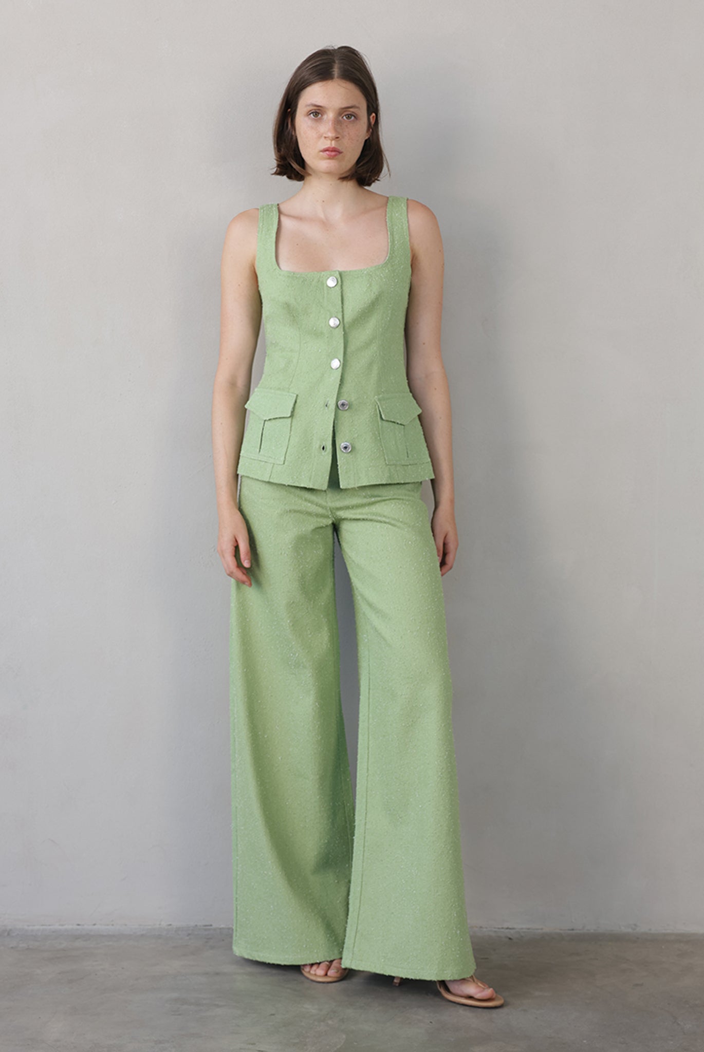 SABINA MUSAYEV - boucle_denim_matcha_summer_26