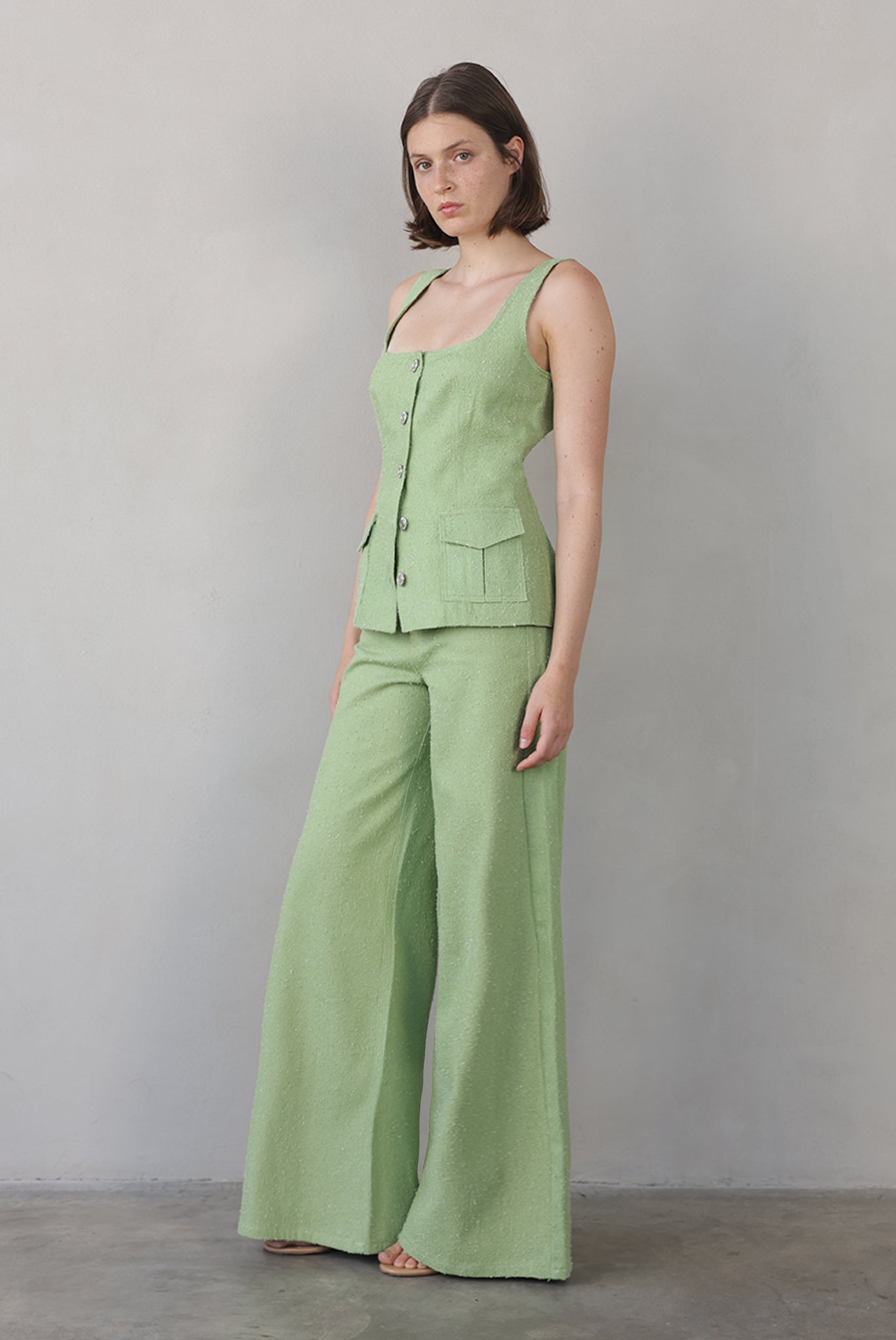 SABINA MUSAYEV - boucle_denim_matcha_summer_26