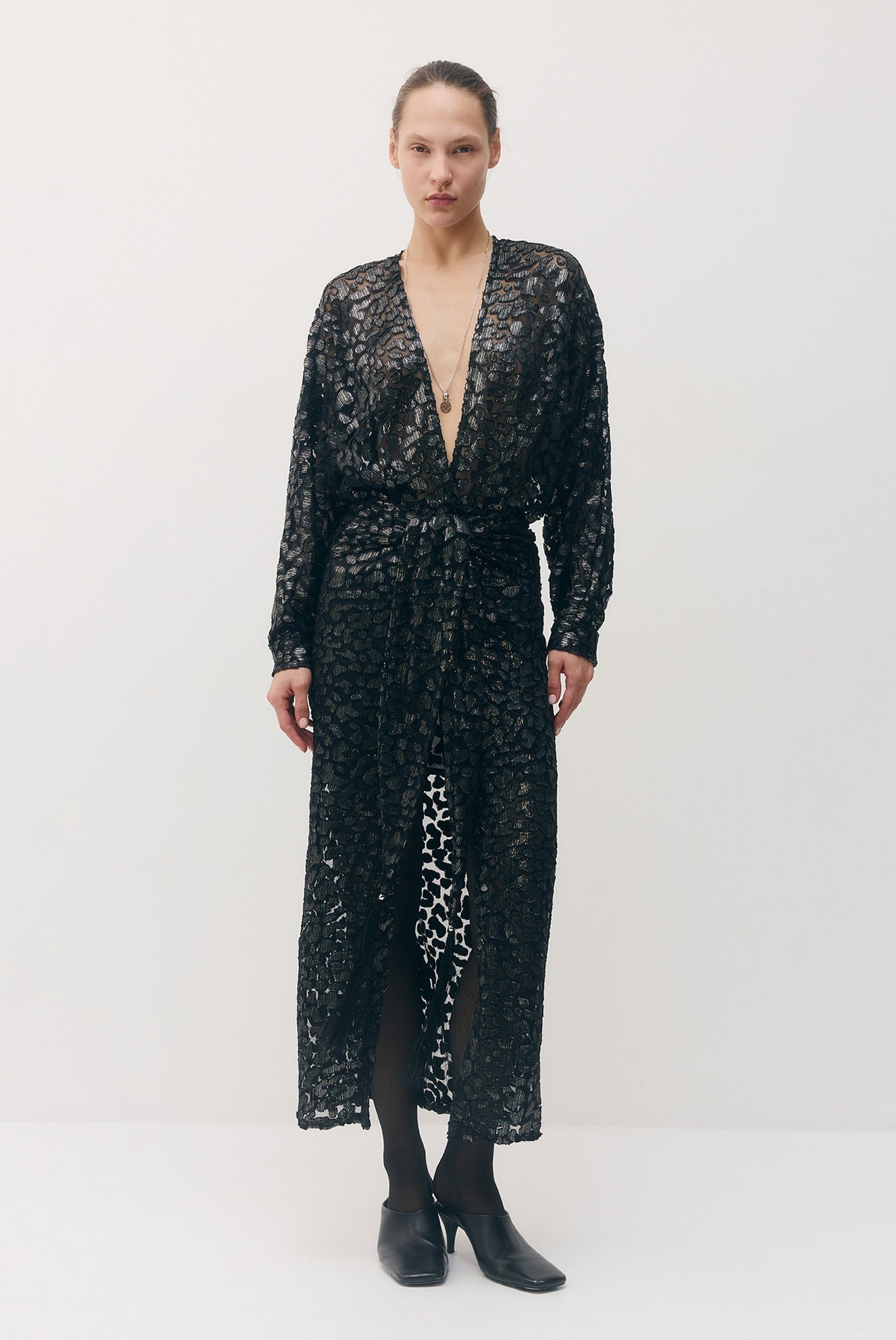 SABINA MUSAYEV - devore_w_foil_midnight_silver_fw_26_27