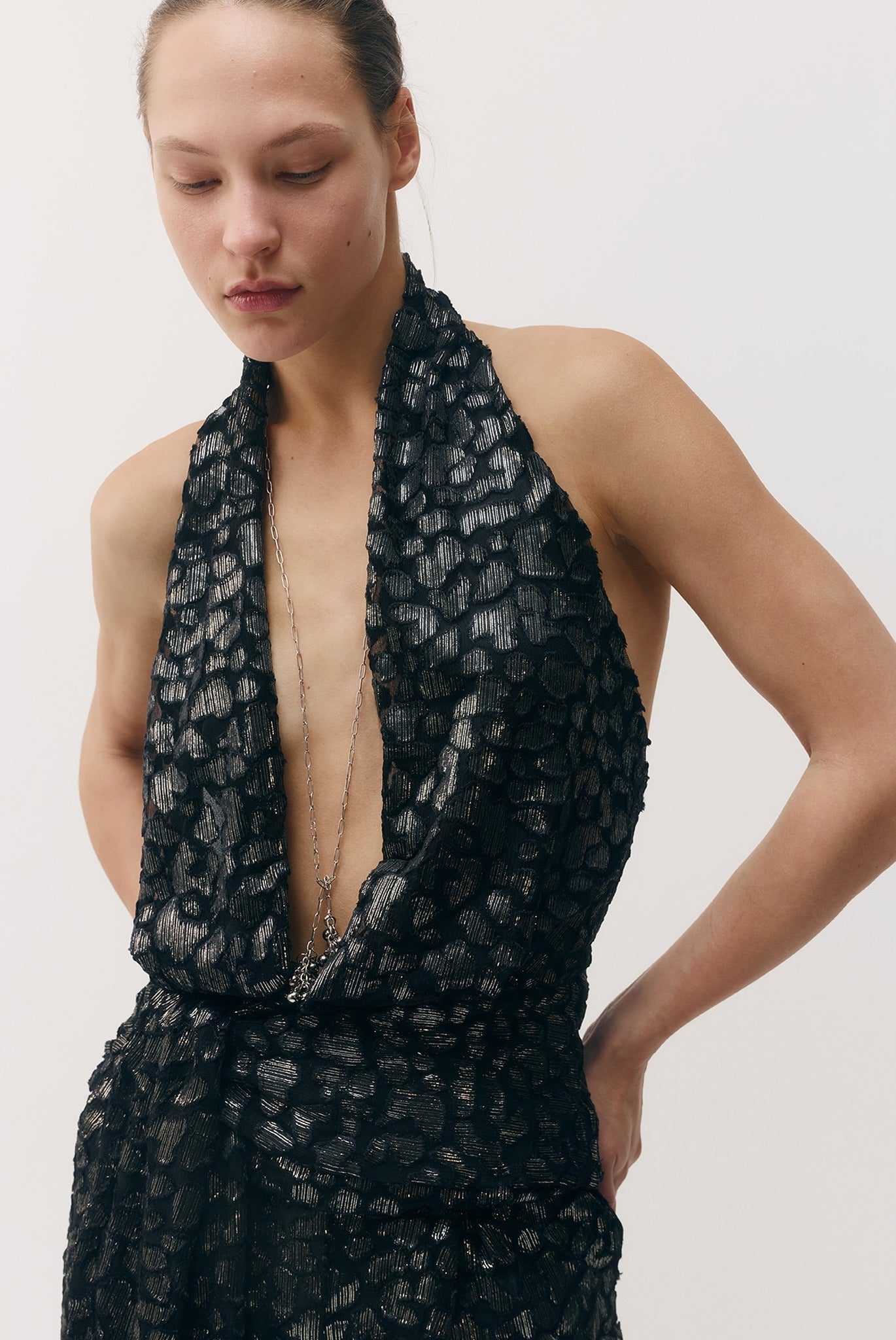 SABINA MUSAYEV - devore_w_foil_midnight_silver_fw_26_27