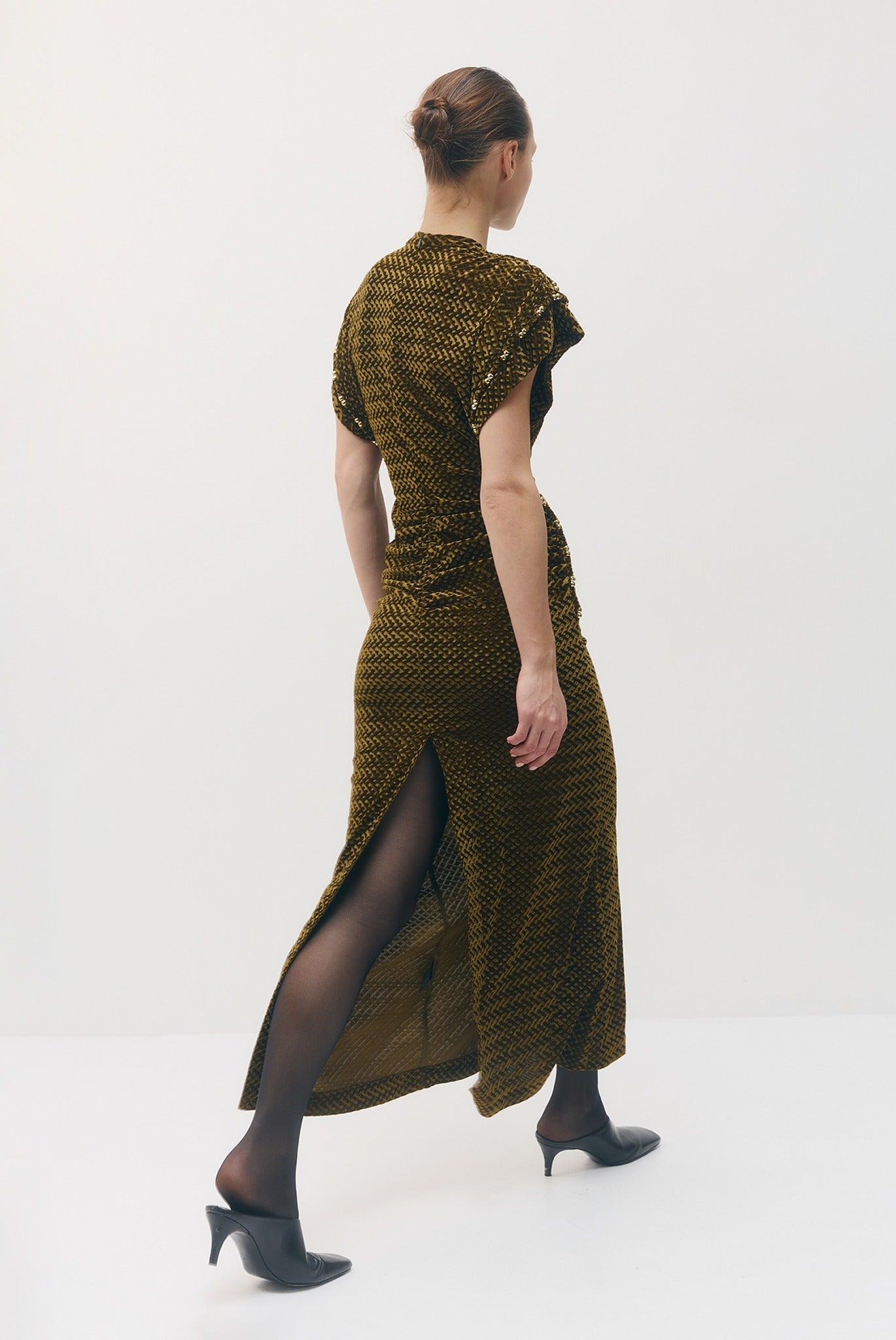 SABINA MUSAYEV - embossed_velvet_olive_fw_26_27