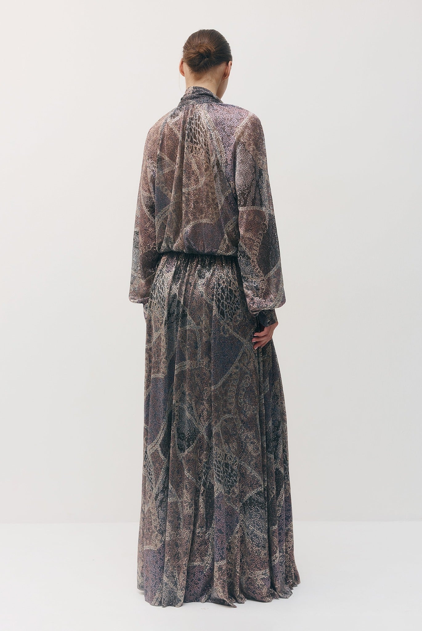 SABINA MUSAYEV - printed_ray_lurex_silver_purple_print_fw_26_27