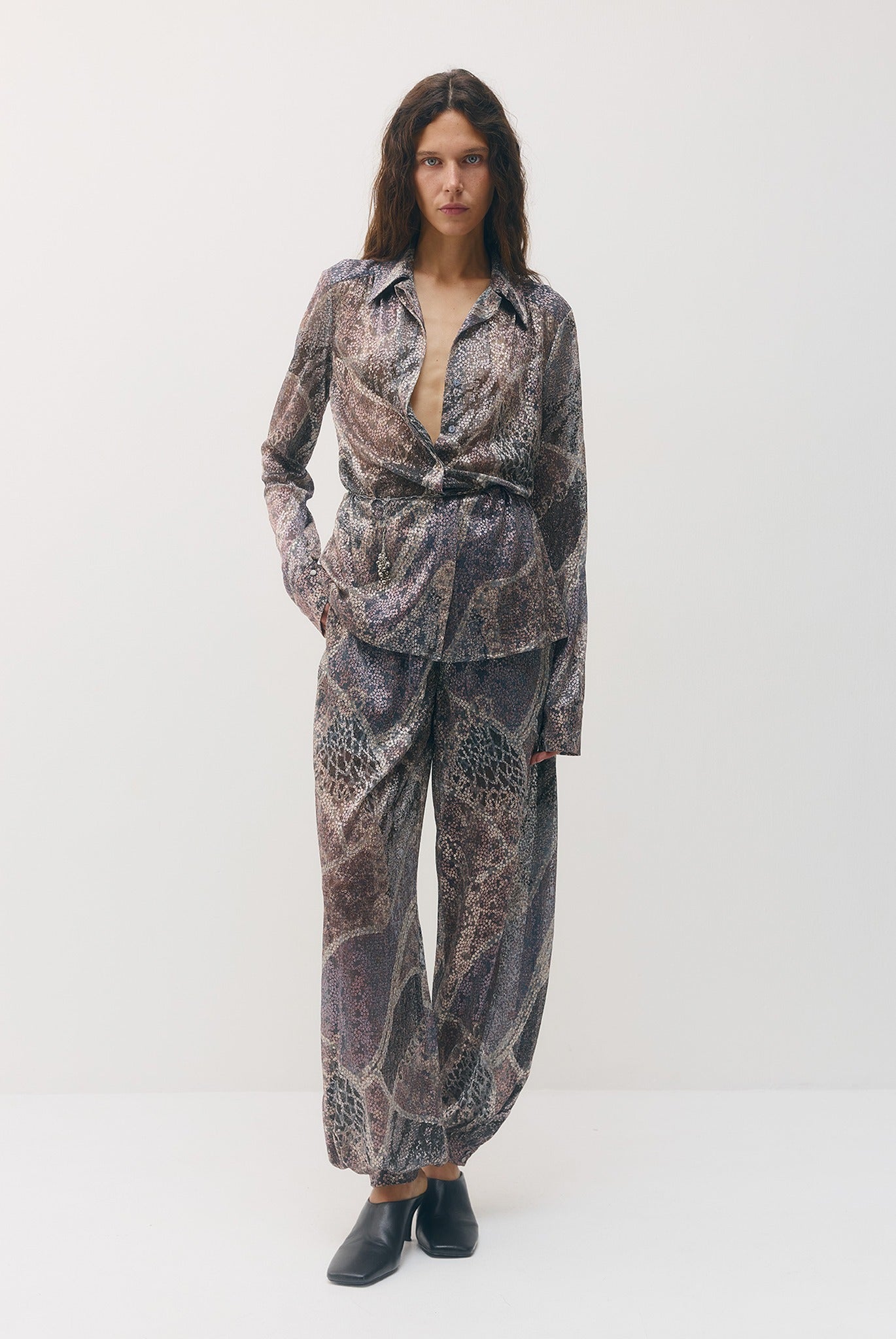 SABINA MUSAYEV - printed_ray_lurex_silver_purple_print_fw_26_27