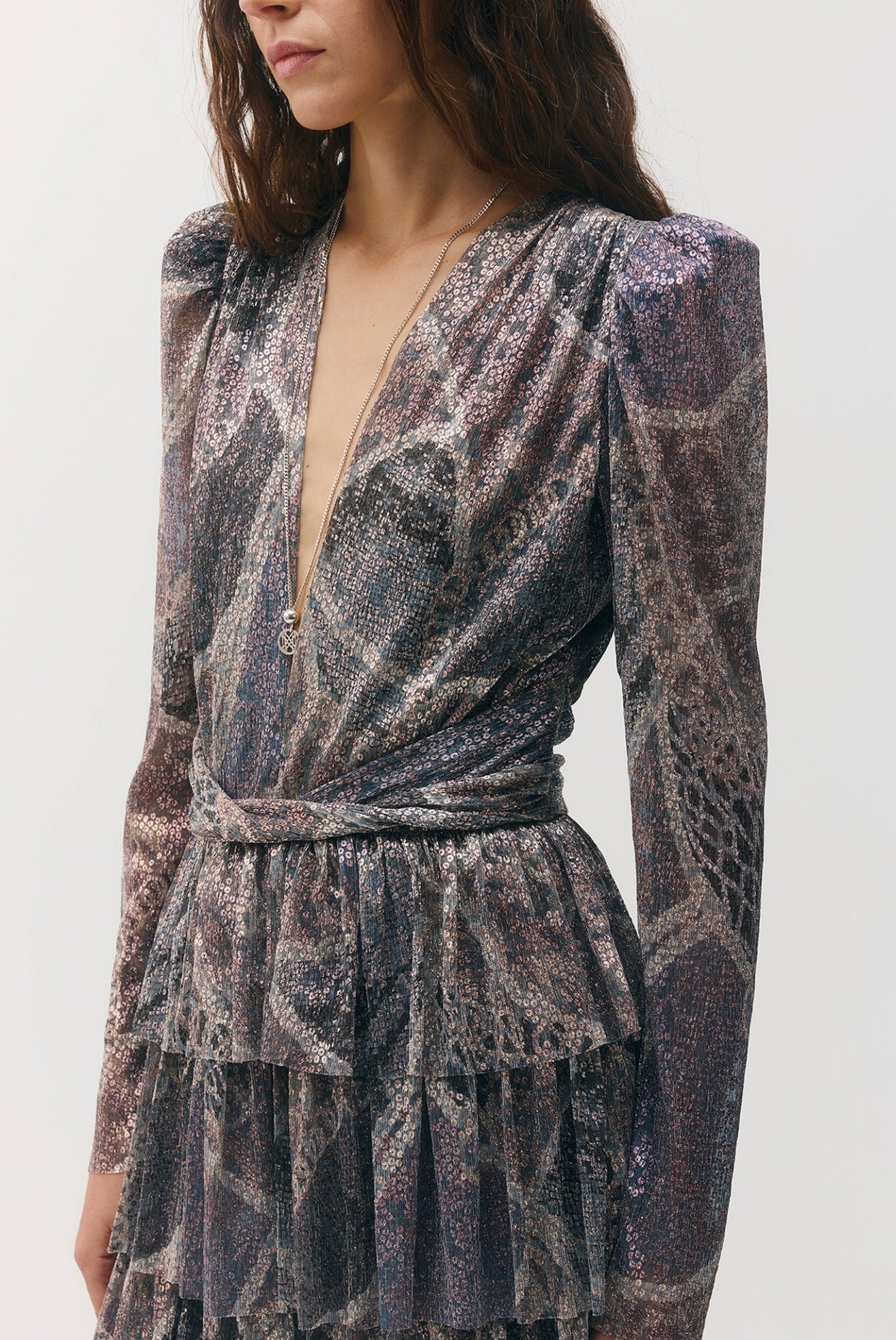 SABINA MUSAYEV - printed_ray_lurex_silver_purple_print_fw_26_27