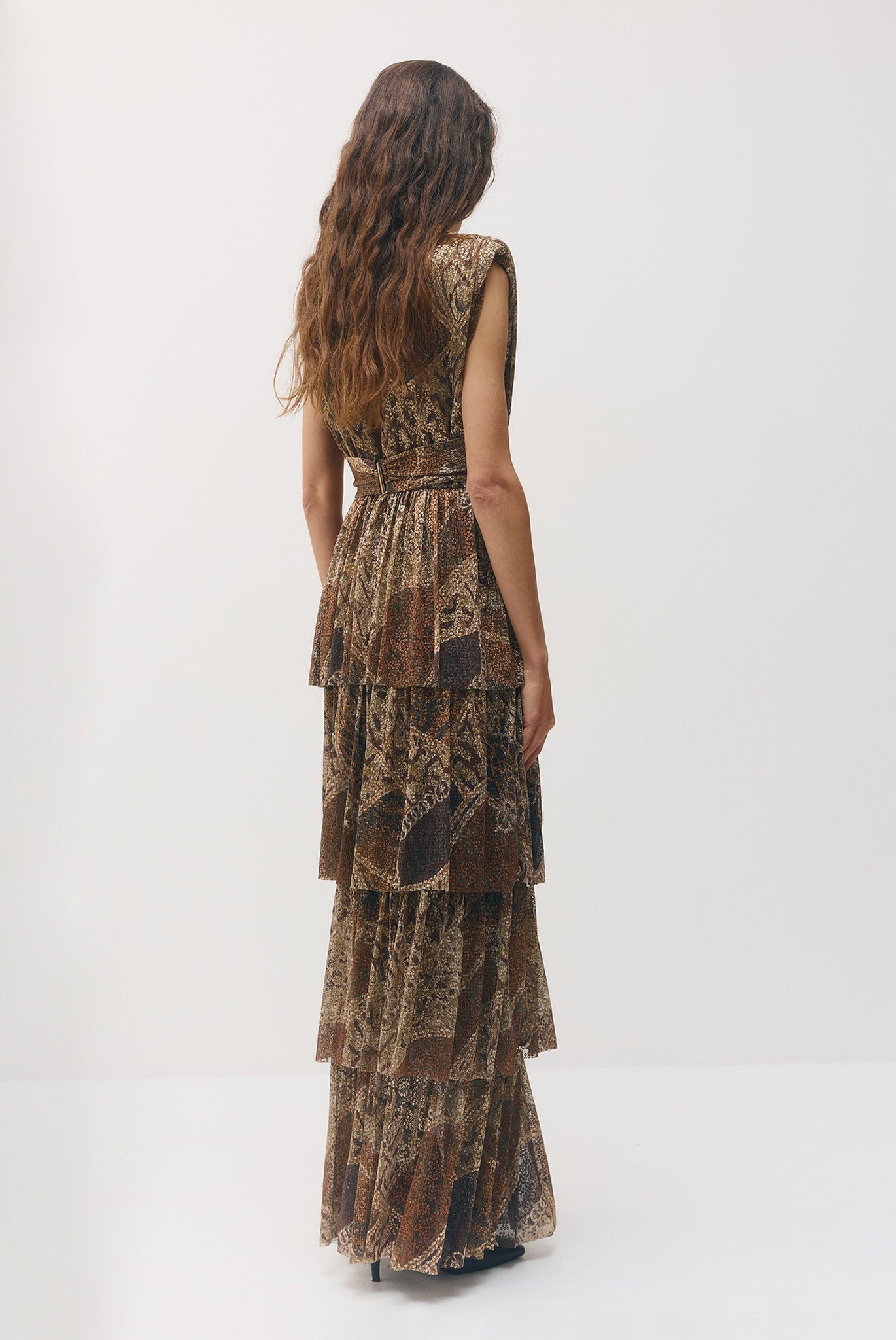 SABINA MUSAYEV - printed_ray_lurex_bronze_gold_print_fw_26_27