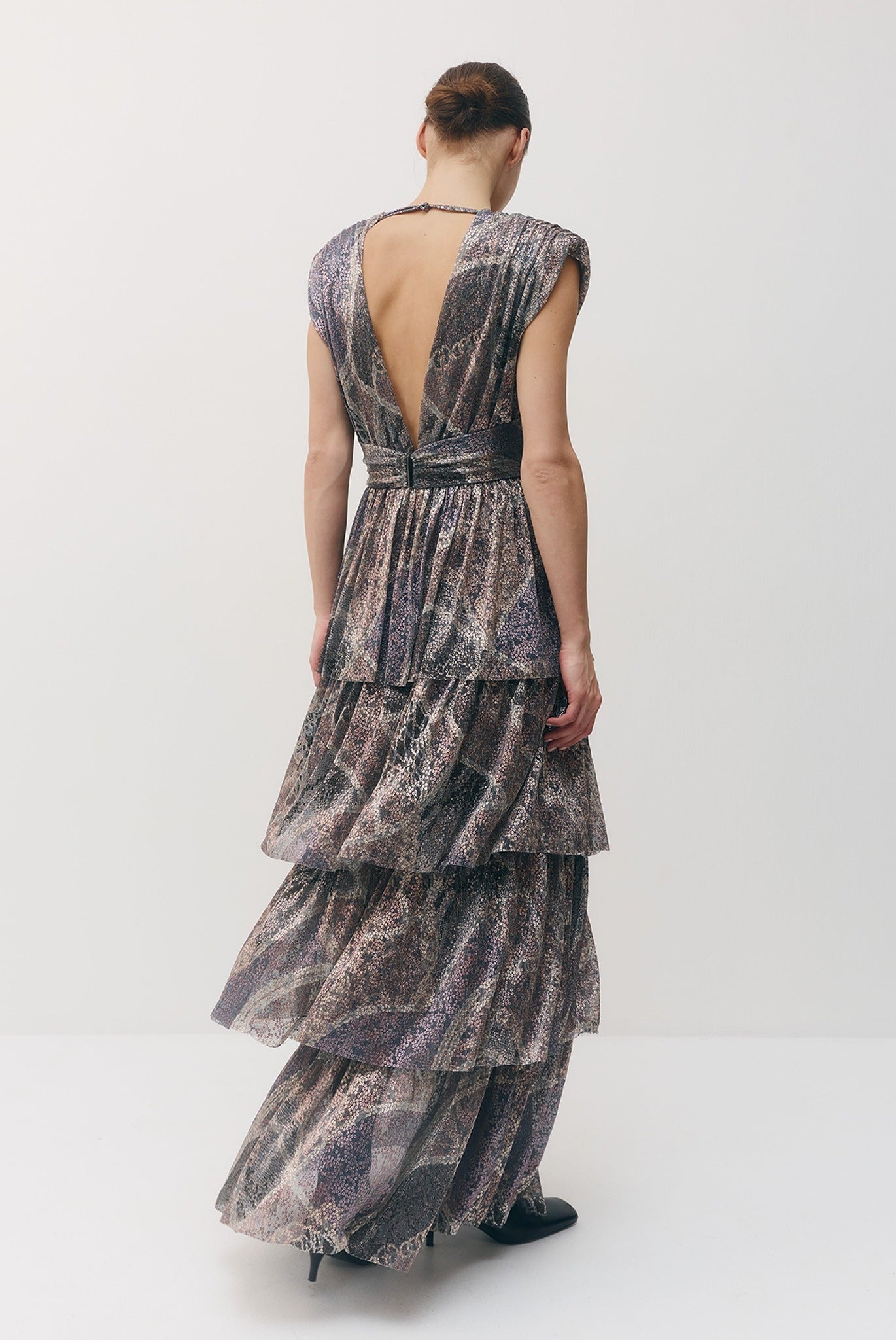 SABINA MUSAYEV - printed_ray_lurex_silver_purple_print_fw_26_27