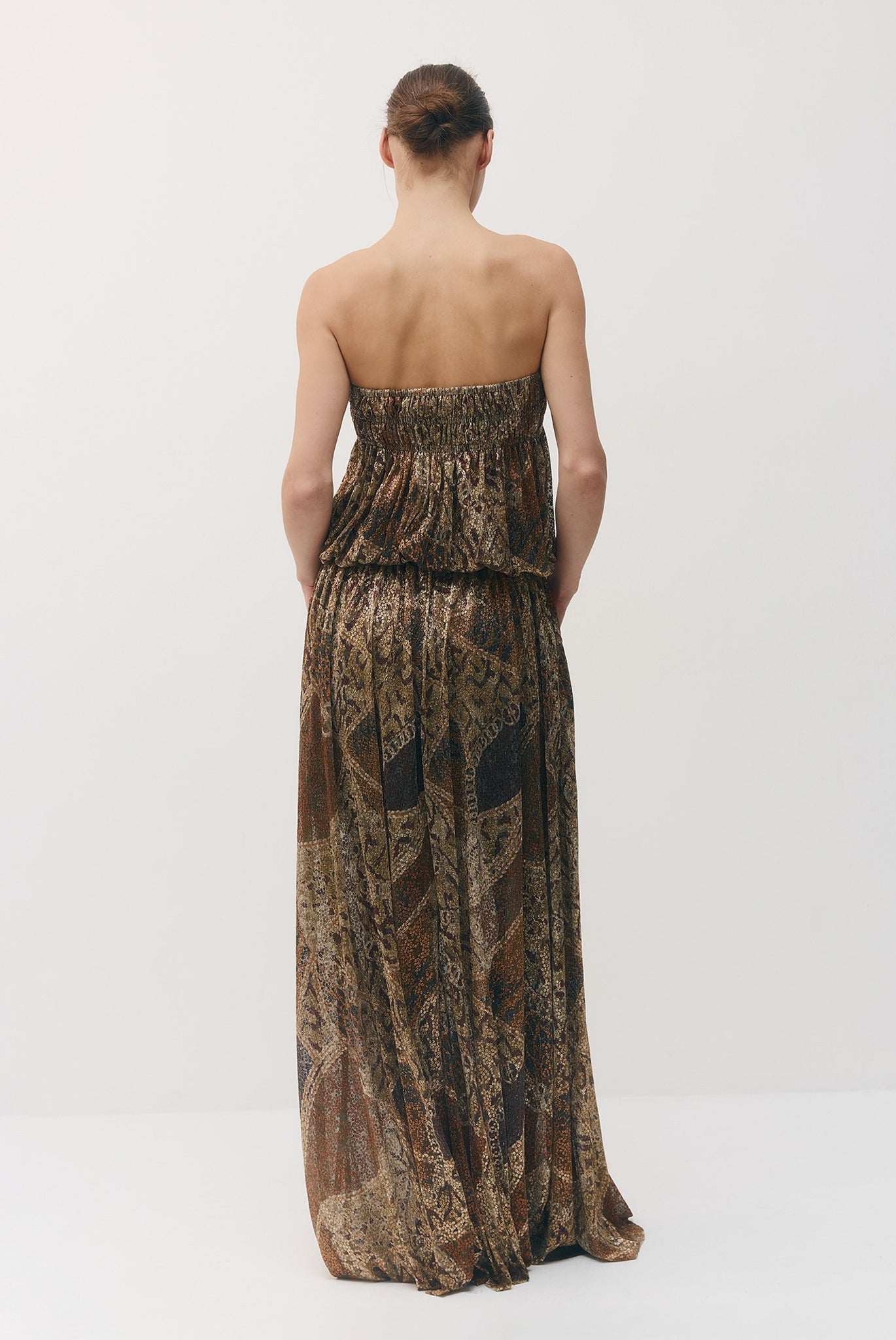 SABINA MUSAYEV - printed_ray_lurex_bronze_gold_print_fw_26_27