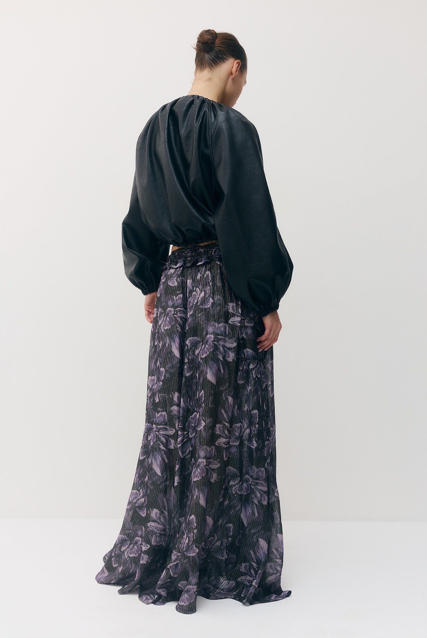 SABINA MUSAYEV - silk_blend_printed_chiffon_smokey_purple_fw_26_27