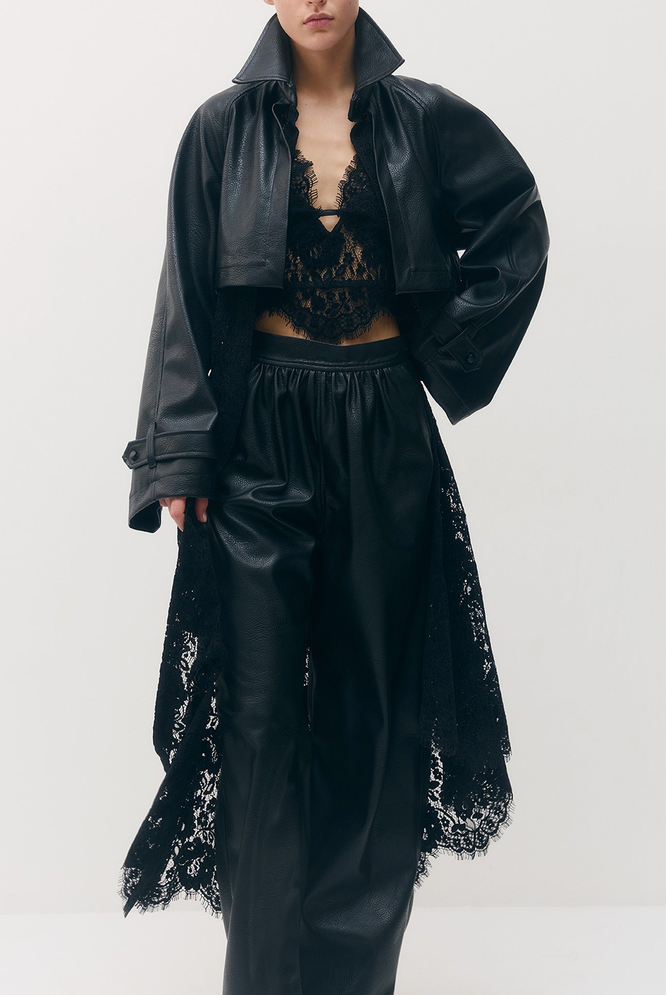 SABINA MUSAYEV - vegan_leather_w_lace_black_fw_26_27