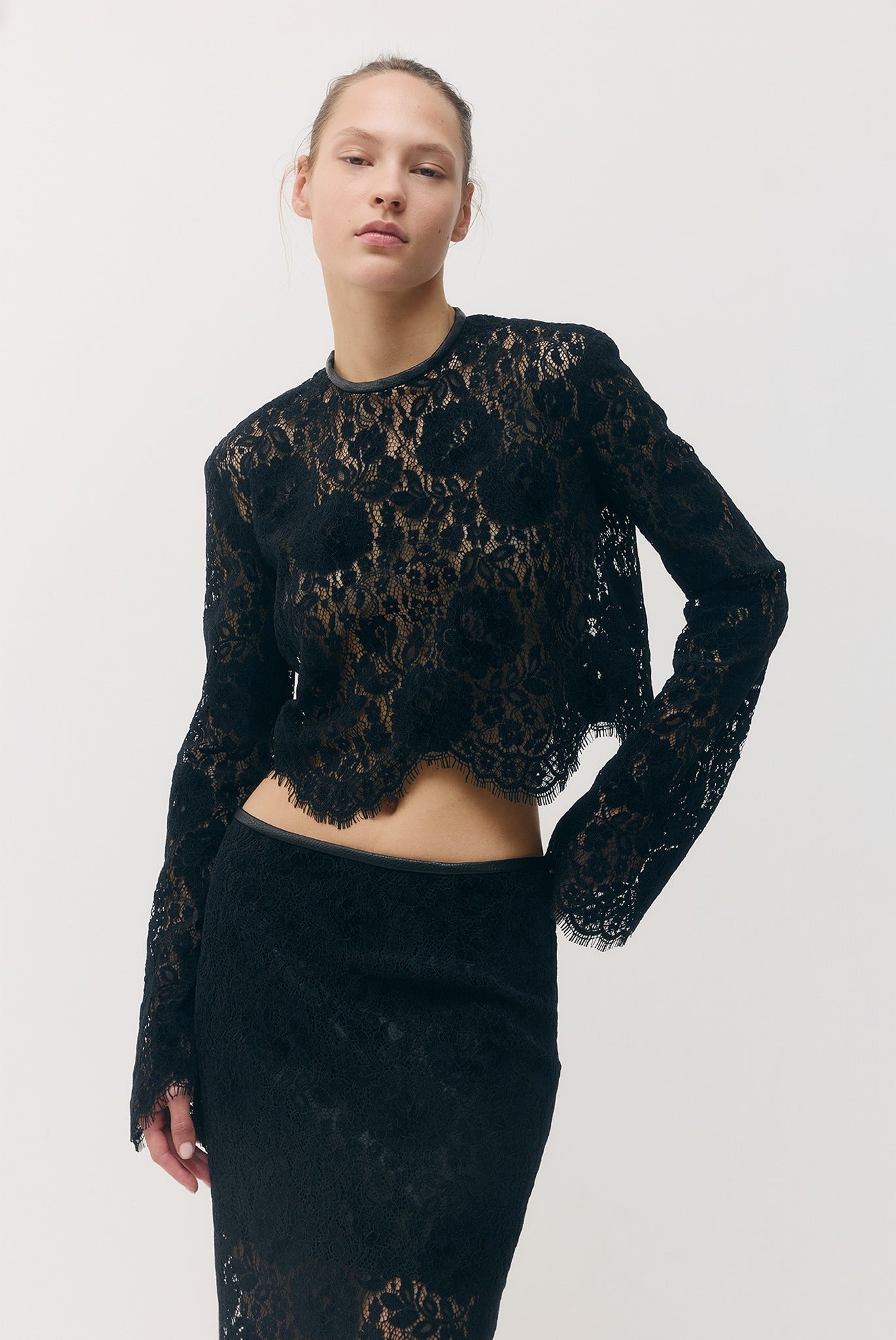 SABINA MUSAYEV - vegan_leather_w_lace_black_fw_26_27